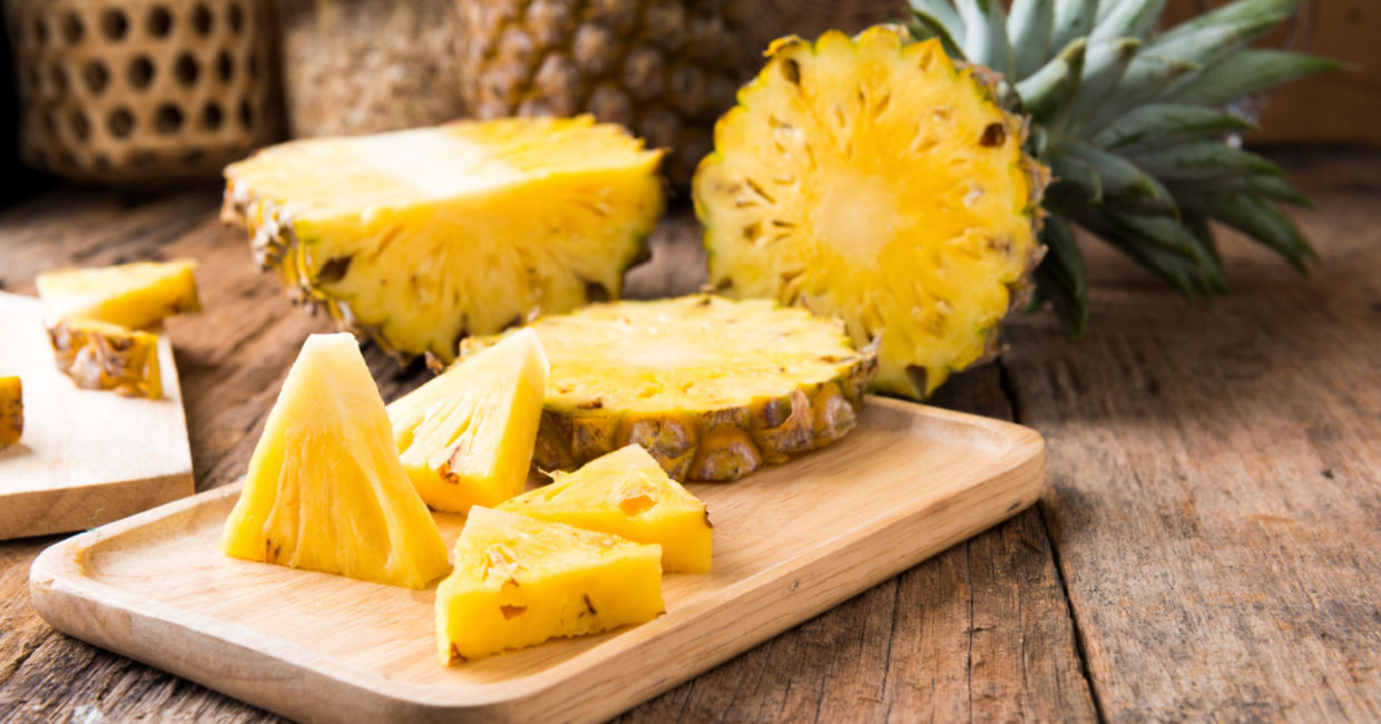 Pineapple is a healthy winter fruit.