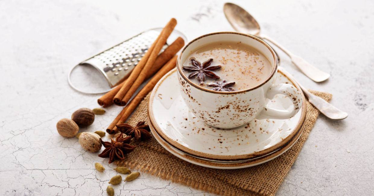 Chai is a warming winter drink.