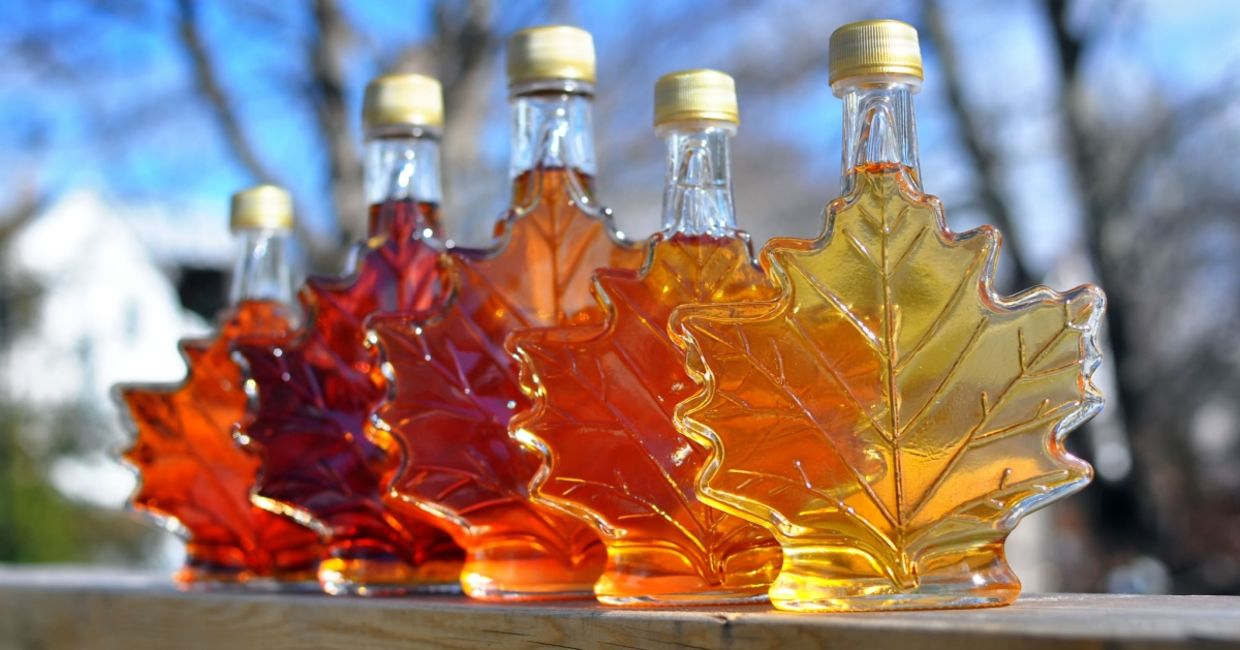 Canadian maple syrup.