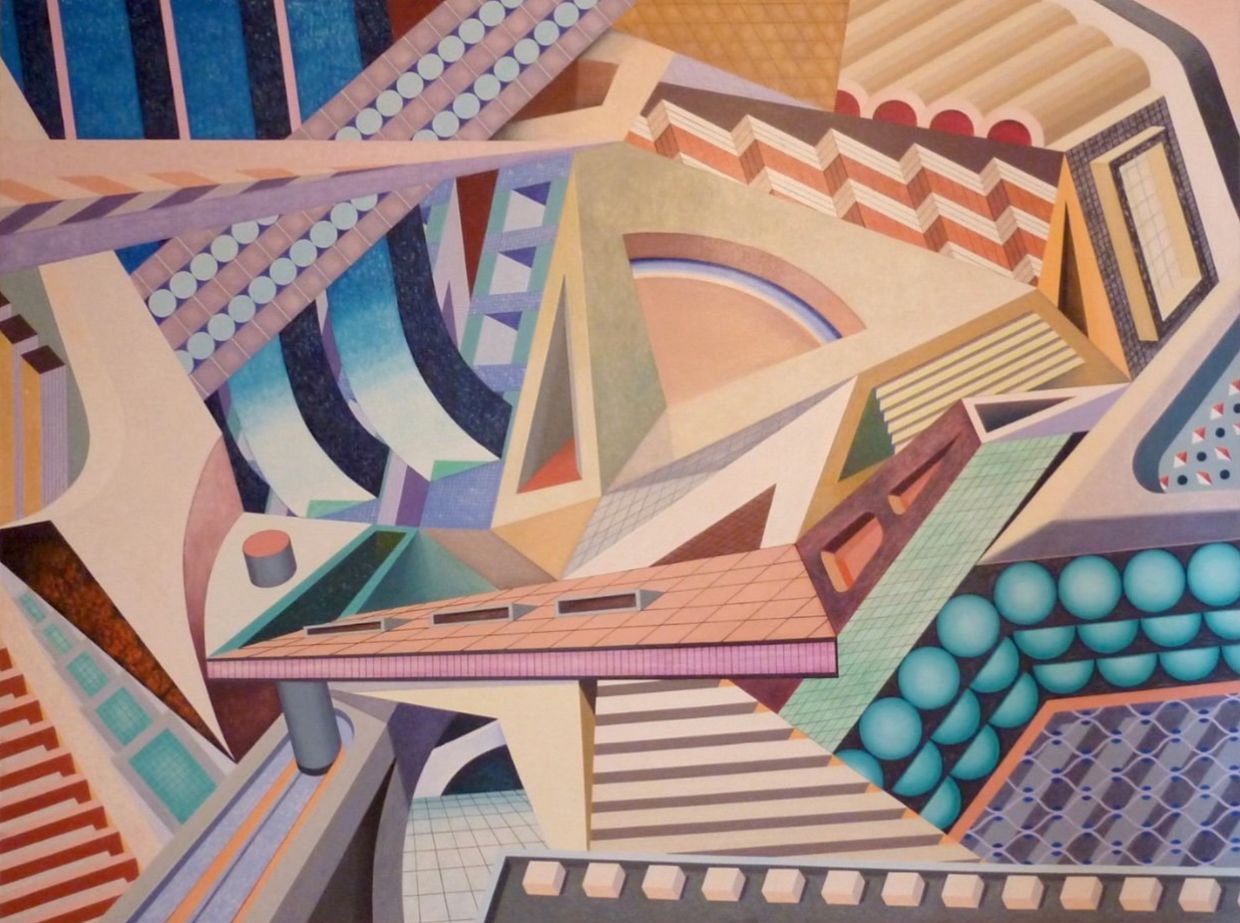 Artwork by the late artist Henry Cohen.