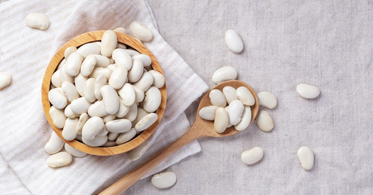 White beans are calcium rich.