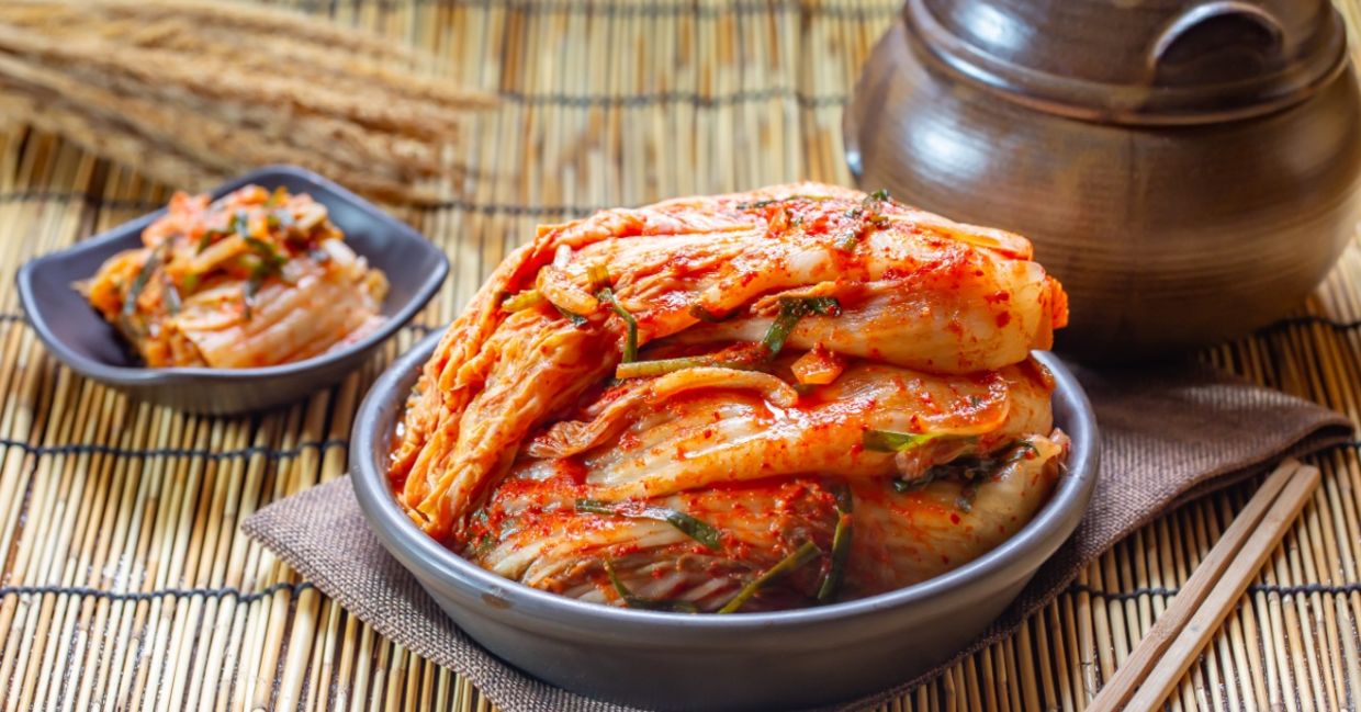 Traditional Korean kimchi.