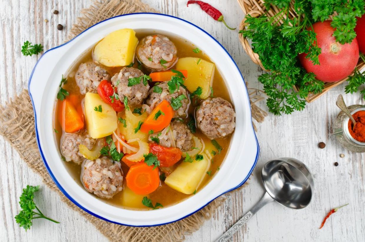 Mexican meatball soup.