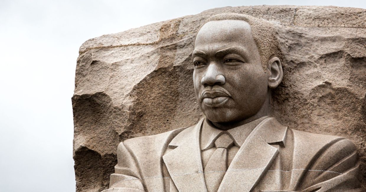 MLK Memorial in Washington DC.