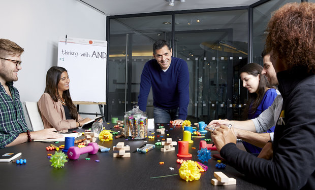 photo A KIND team brainstorming session