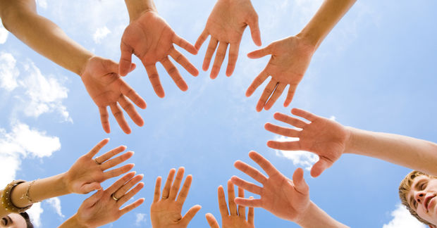 A A circle of friends.